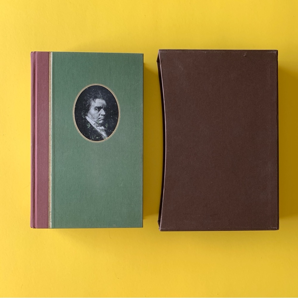 “ Beethoven” The Folio Society Hardcover Book with hard slip cover.